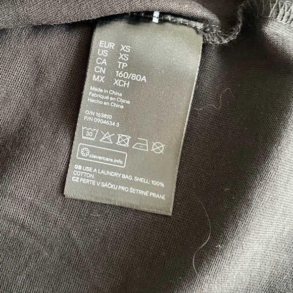 Simone Rocha x HM Beaded Appliquéd T-shirt Cotton Black Limited Edition XS NWT - Picture 12 of 15